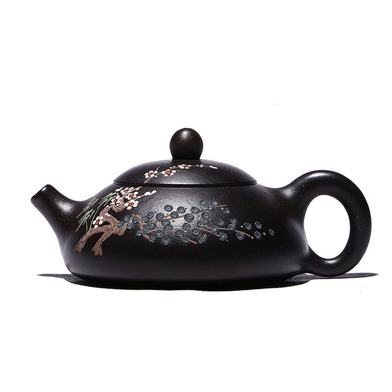 Yixing Plum Blossom Black Clay Xi Shi Teapot – Umi Tea Sets