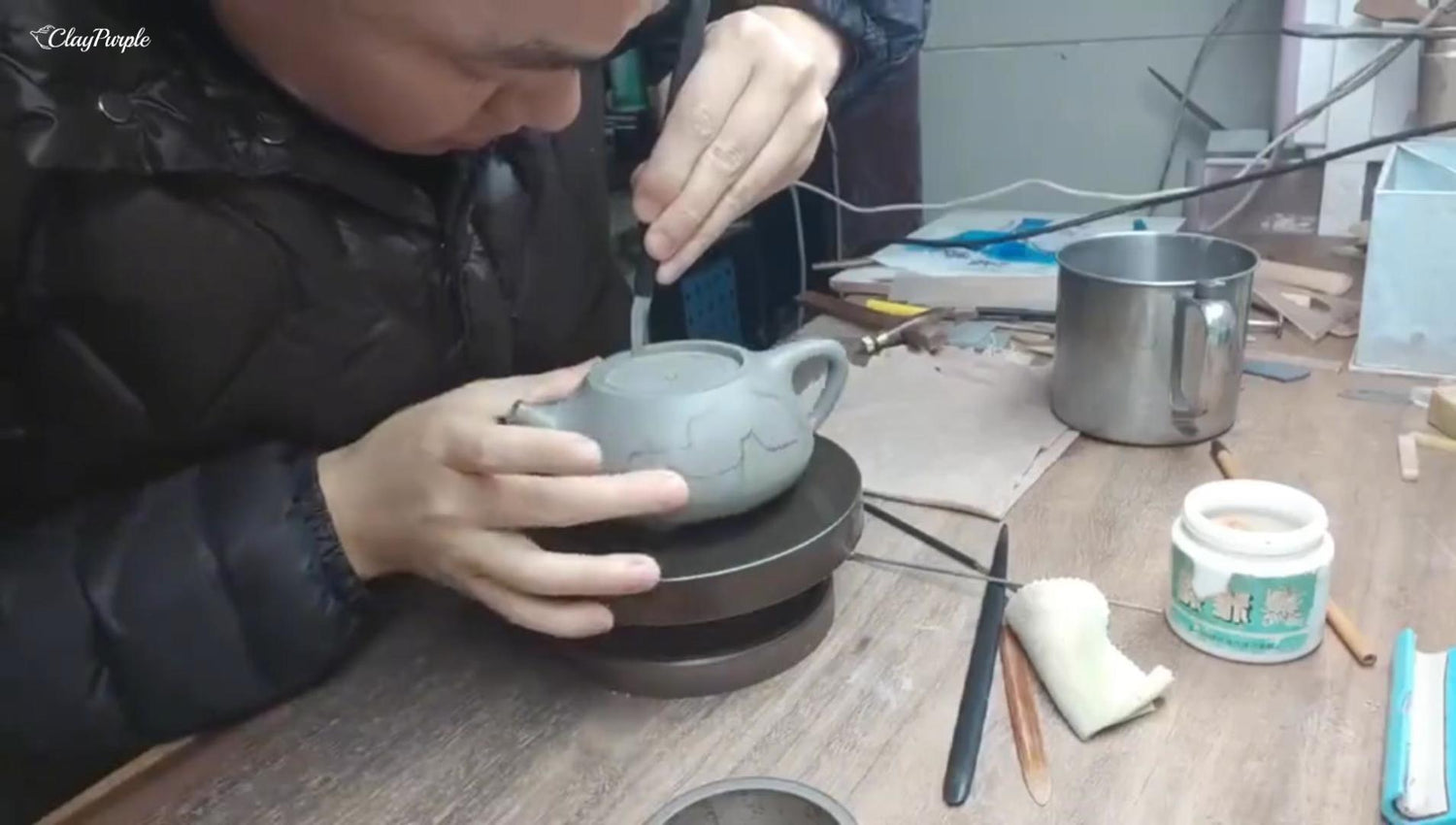 The Making of Purple Clay Teapot 123