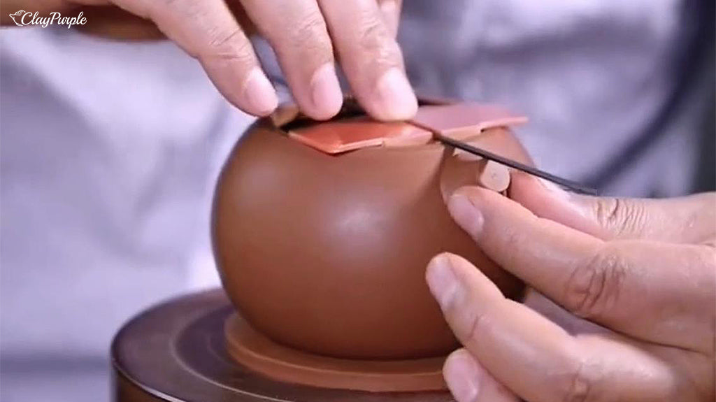 The Making of Purple Clay Teapot 64