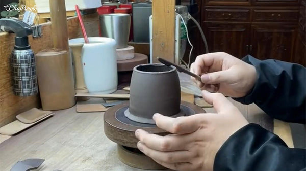 The Making of Purple Clay Teapot 88