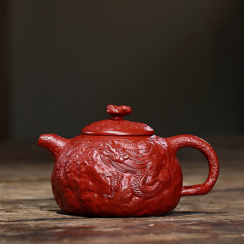 The Dragon II Purple Clay Teapot – ClayPurple