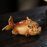 Carp Leaping Tea Pet