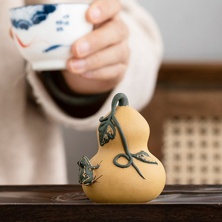 Gourd & Frog Tea Pet