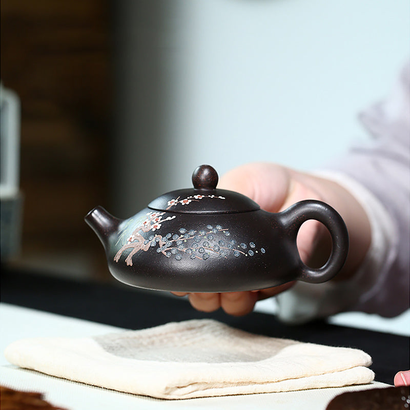 Small Purple Clay Tea Pot Set, Authentic Chinese Teapot Clay