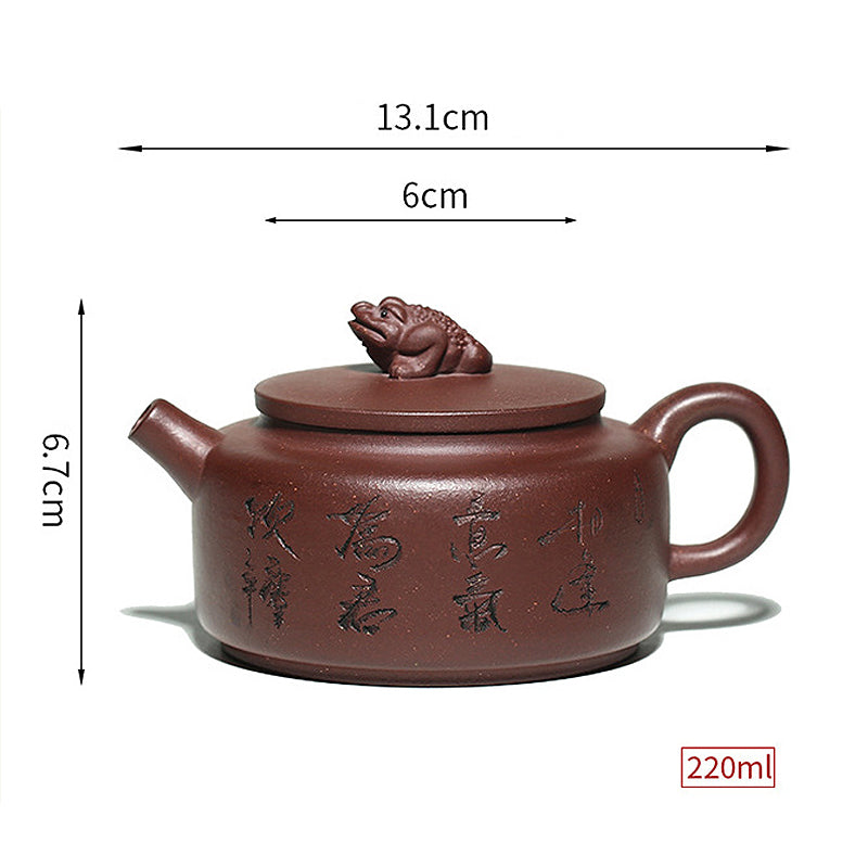 Small Purple Clay Tea Pot Set, Authentic Chinese Teapot Clay – Kitchen  Groups